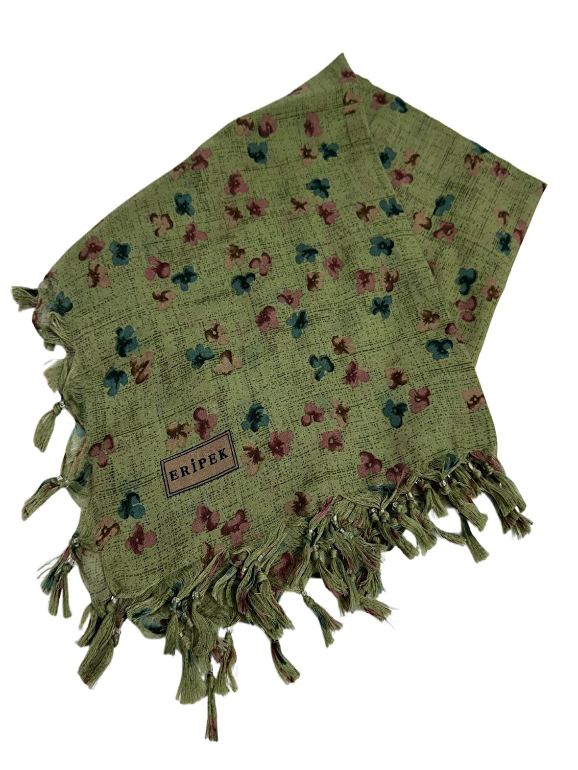 Sökme Boncuklu Pamuk Yazma - 95 x 95 - 04930