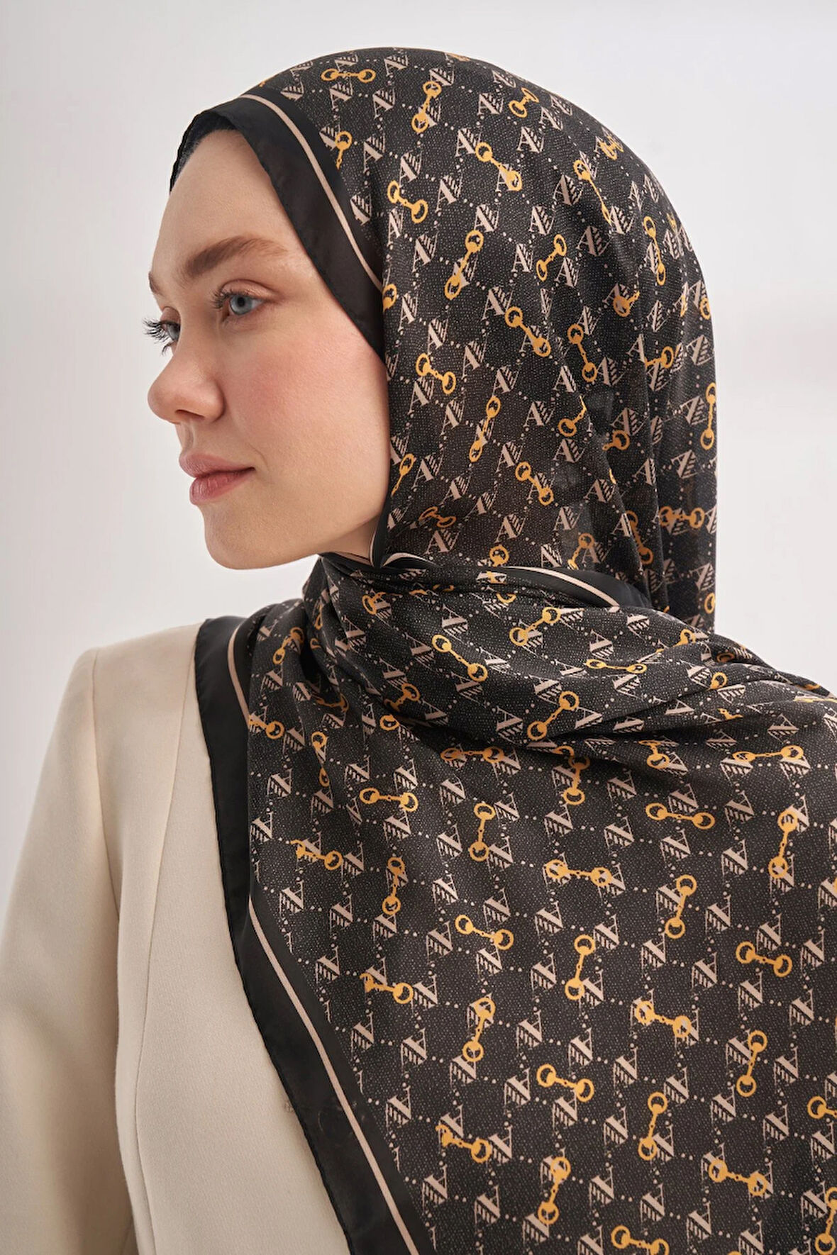 İTHAL VUAL MONOGRAM DESEN ŞAL -46463