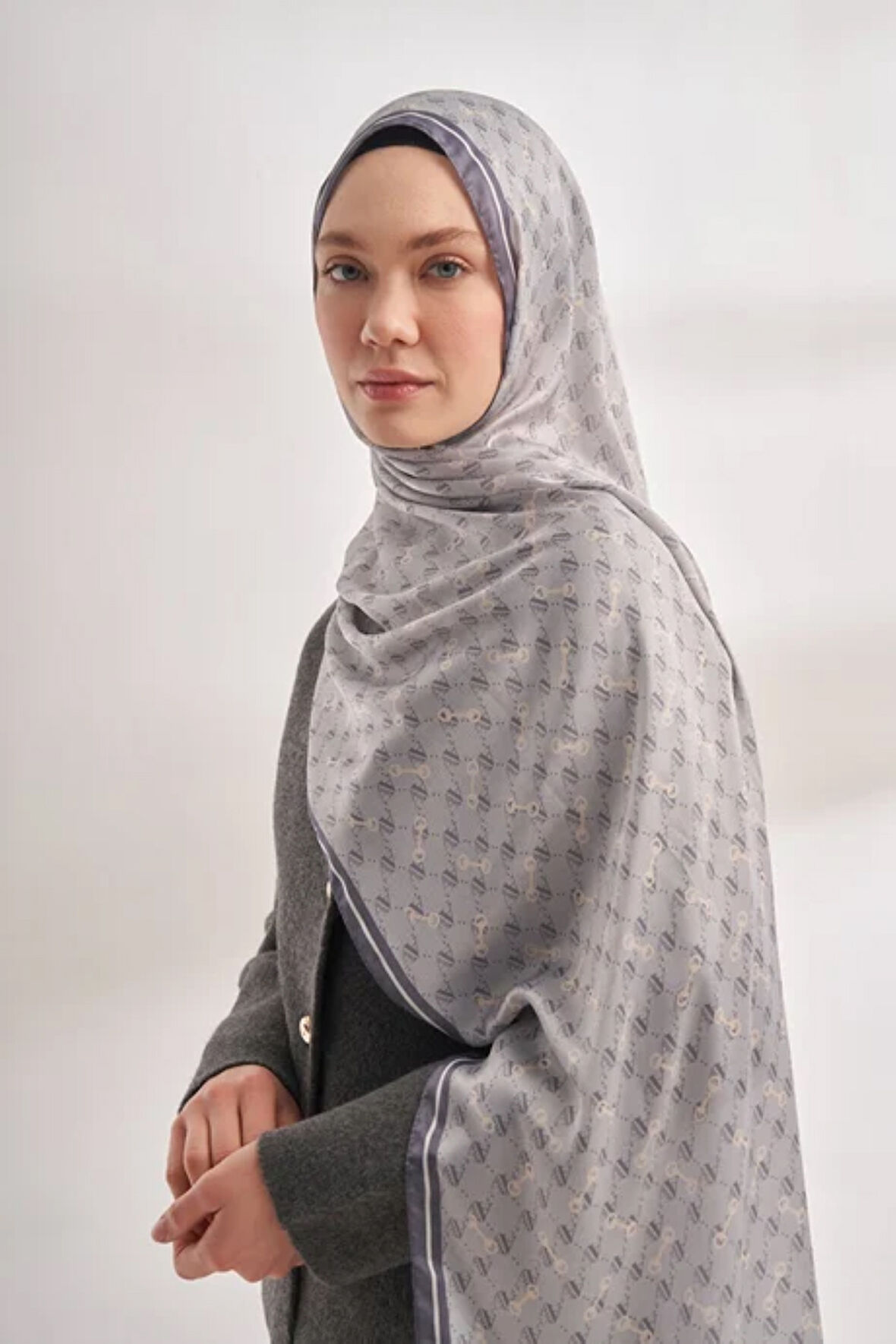 İTHAL VUAL MONOGRAM DESEN ŞAL -52929