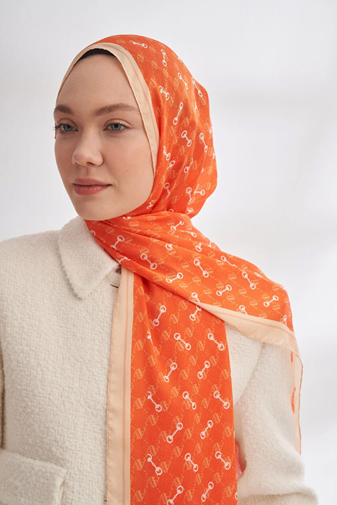 İTHAL VUAL MONOGRAM DESEN ŞAL -52929