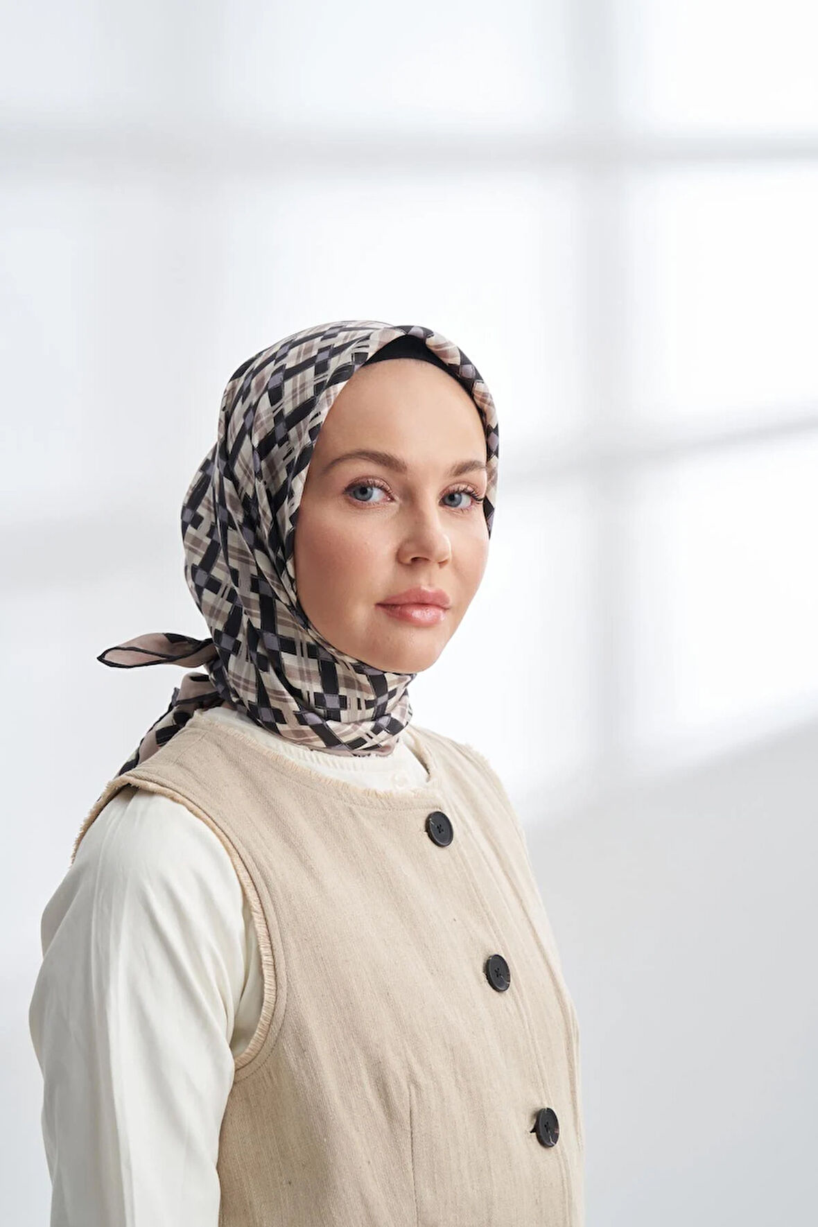 NETWORK DESEN TWILL İPEK EŞARP - 4307