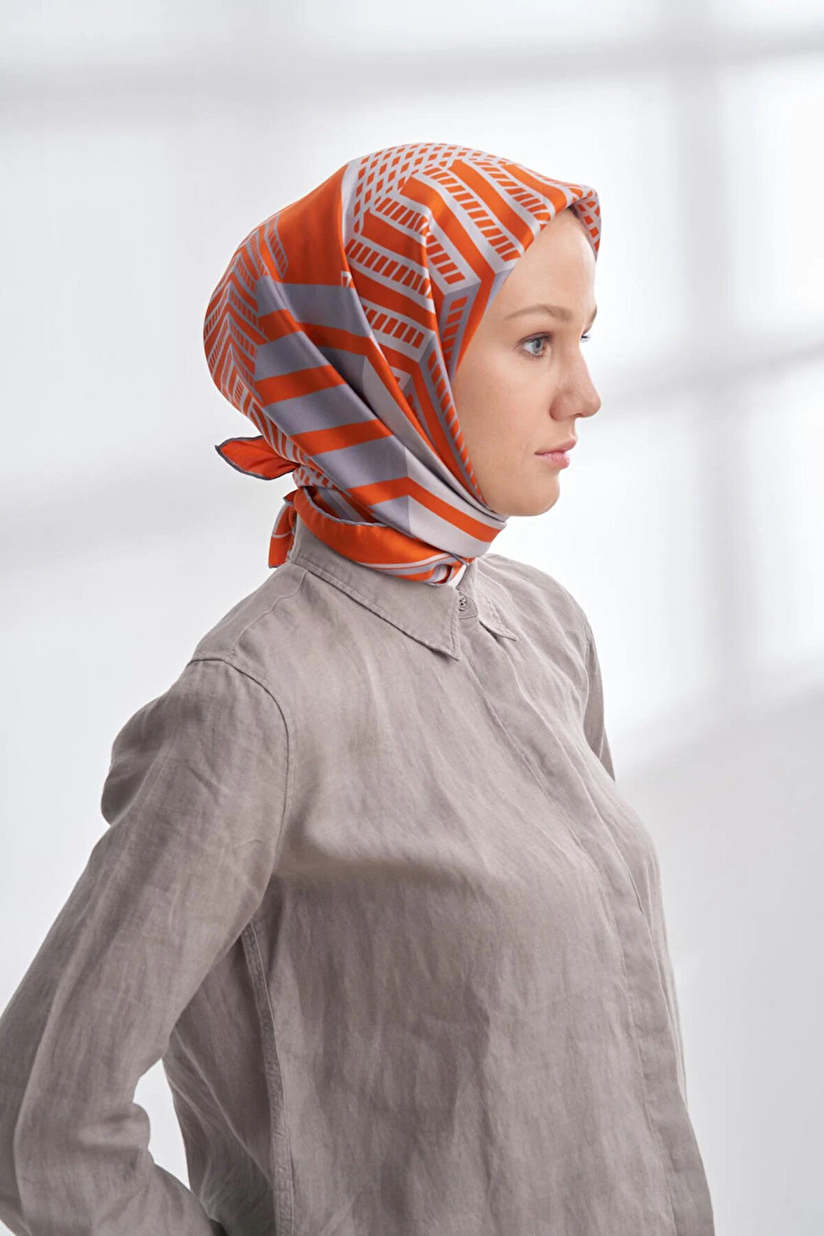 ARCHWAY DESEN TWILL İPEK EŞARP - 4302