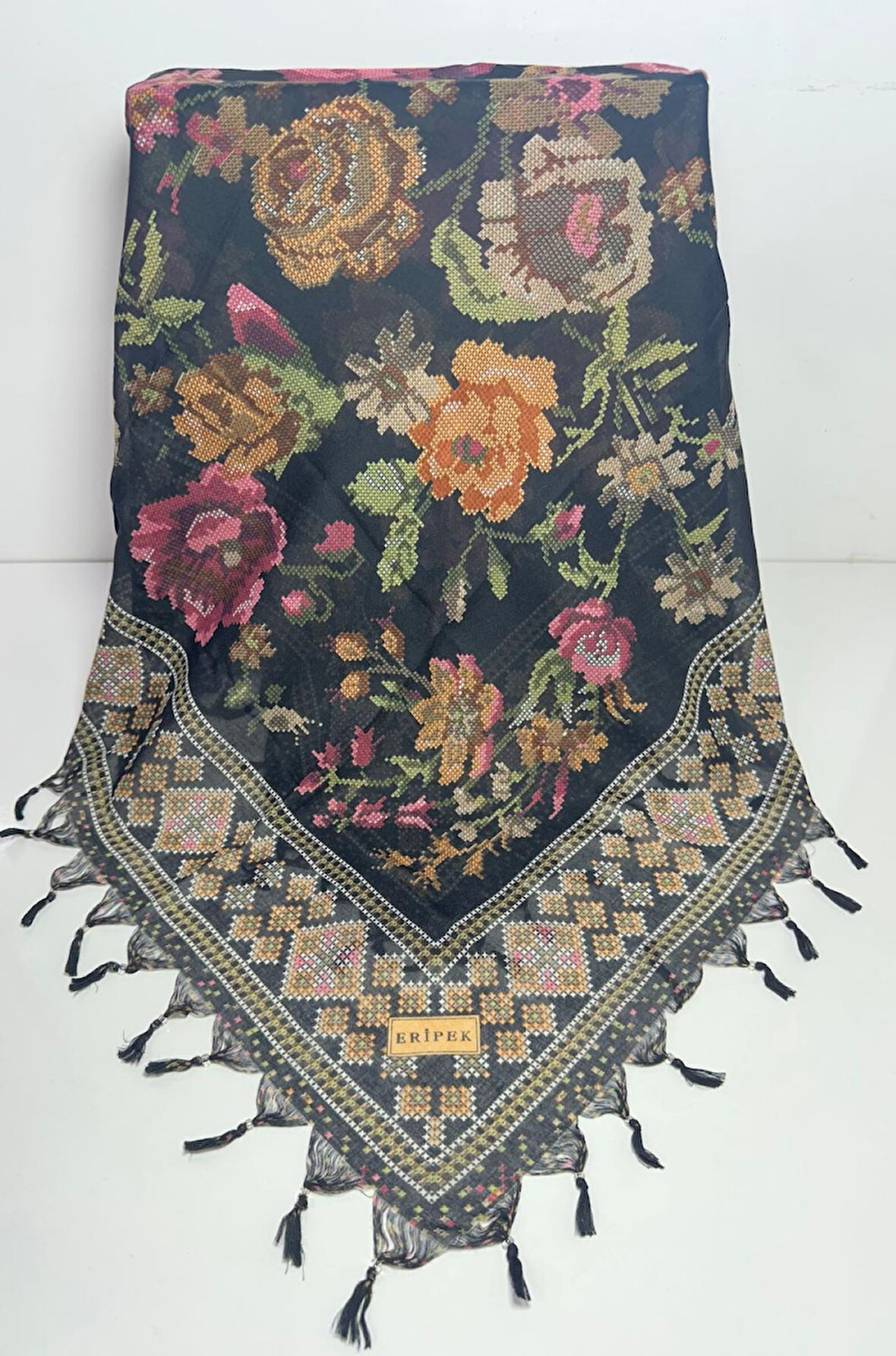 Sökme Boncuklu Pamuk Yazma - 05494