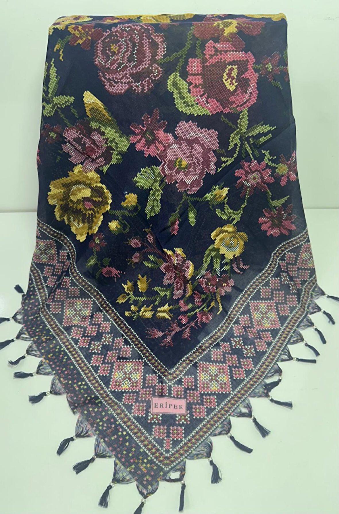 Sökme Boncuklu Pamuk Yazma - 05494