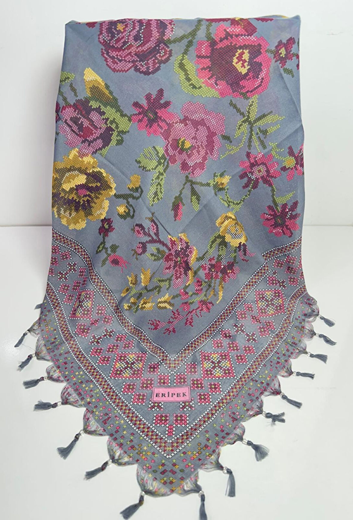 Sökme Boncuklu Pamuk Yazma - 05495