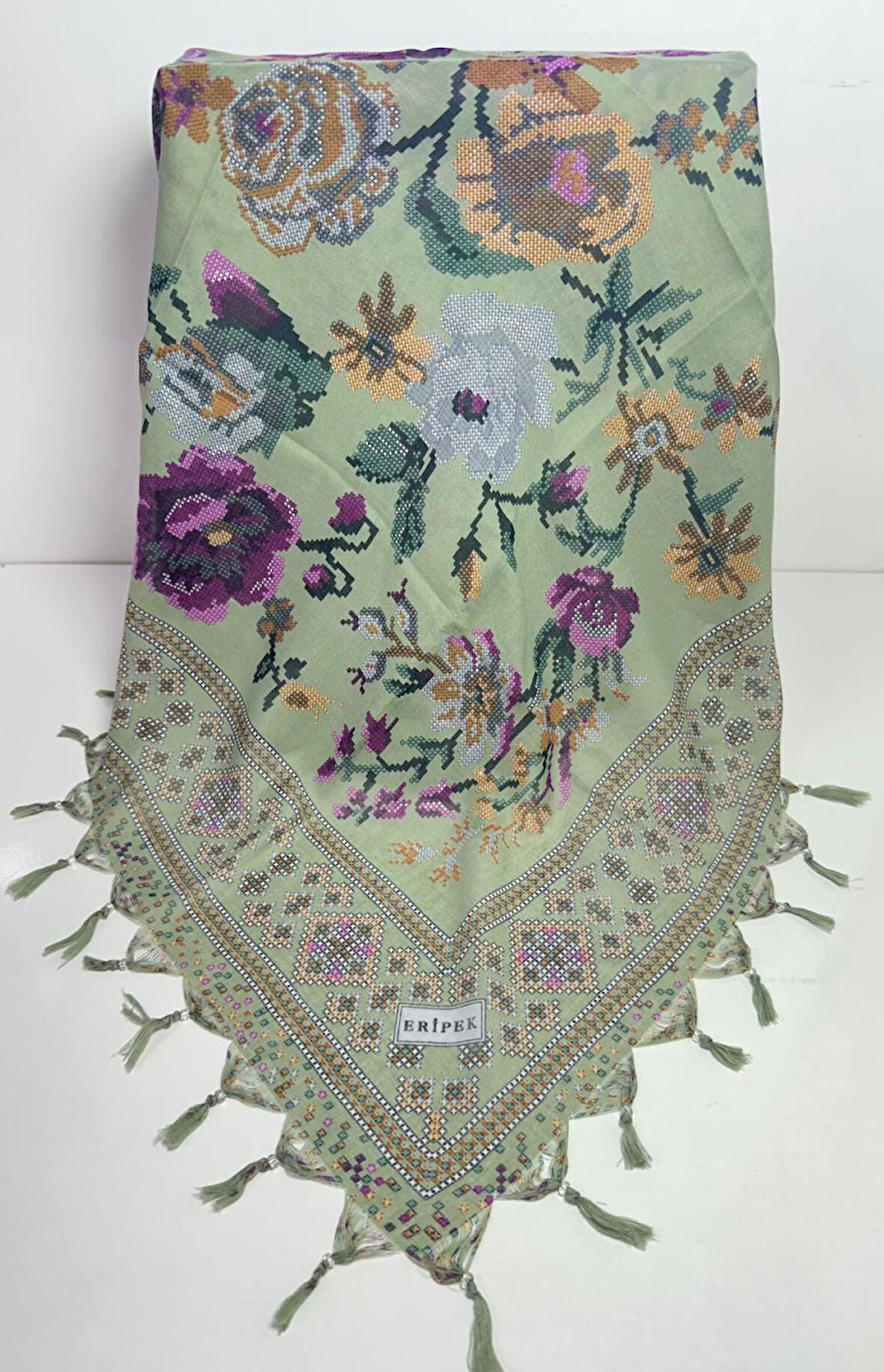 Sökme Boncuklu Pamuk Yazma - 05495