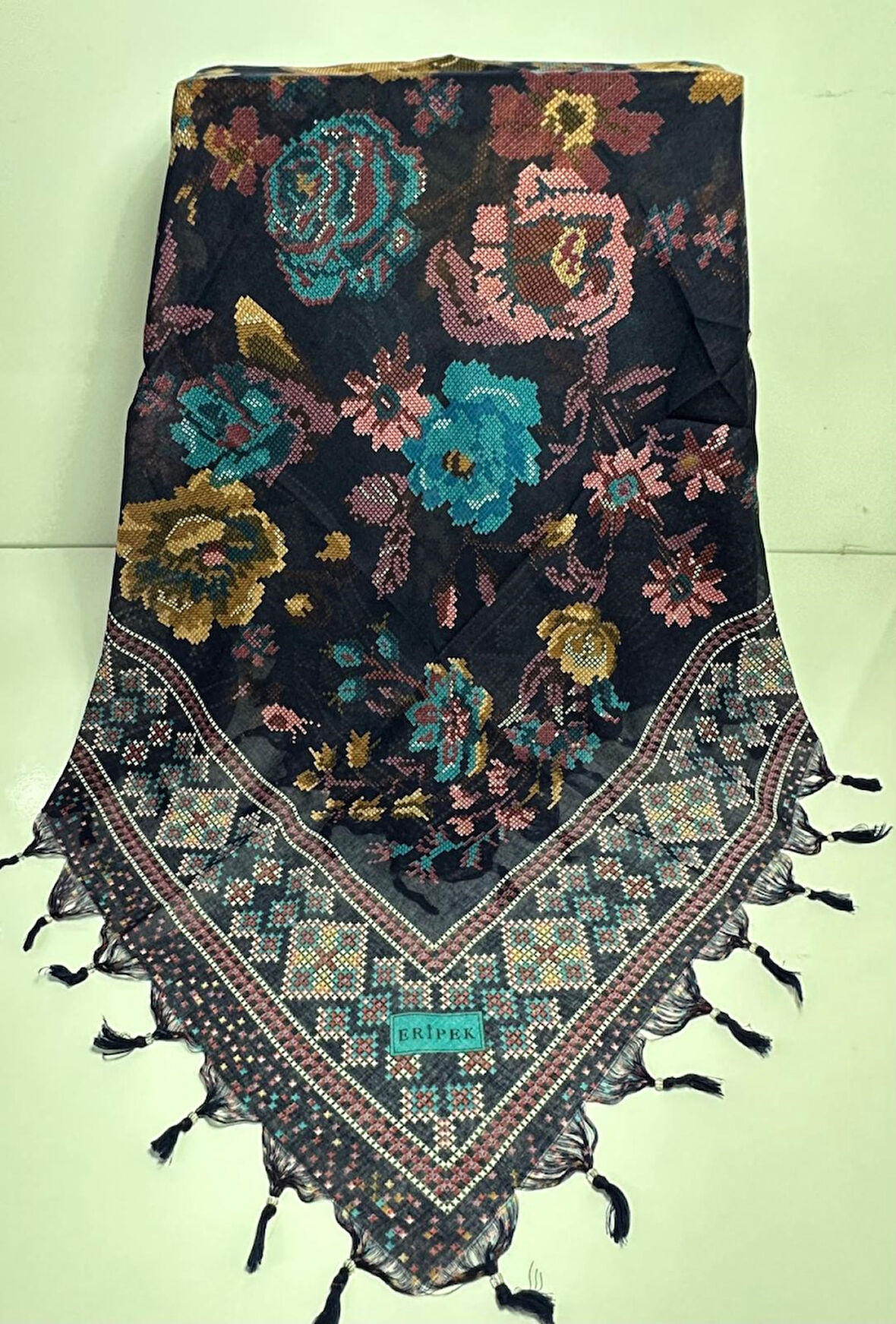 Sökme Boncuklu Pamuk Yazma - 05495