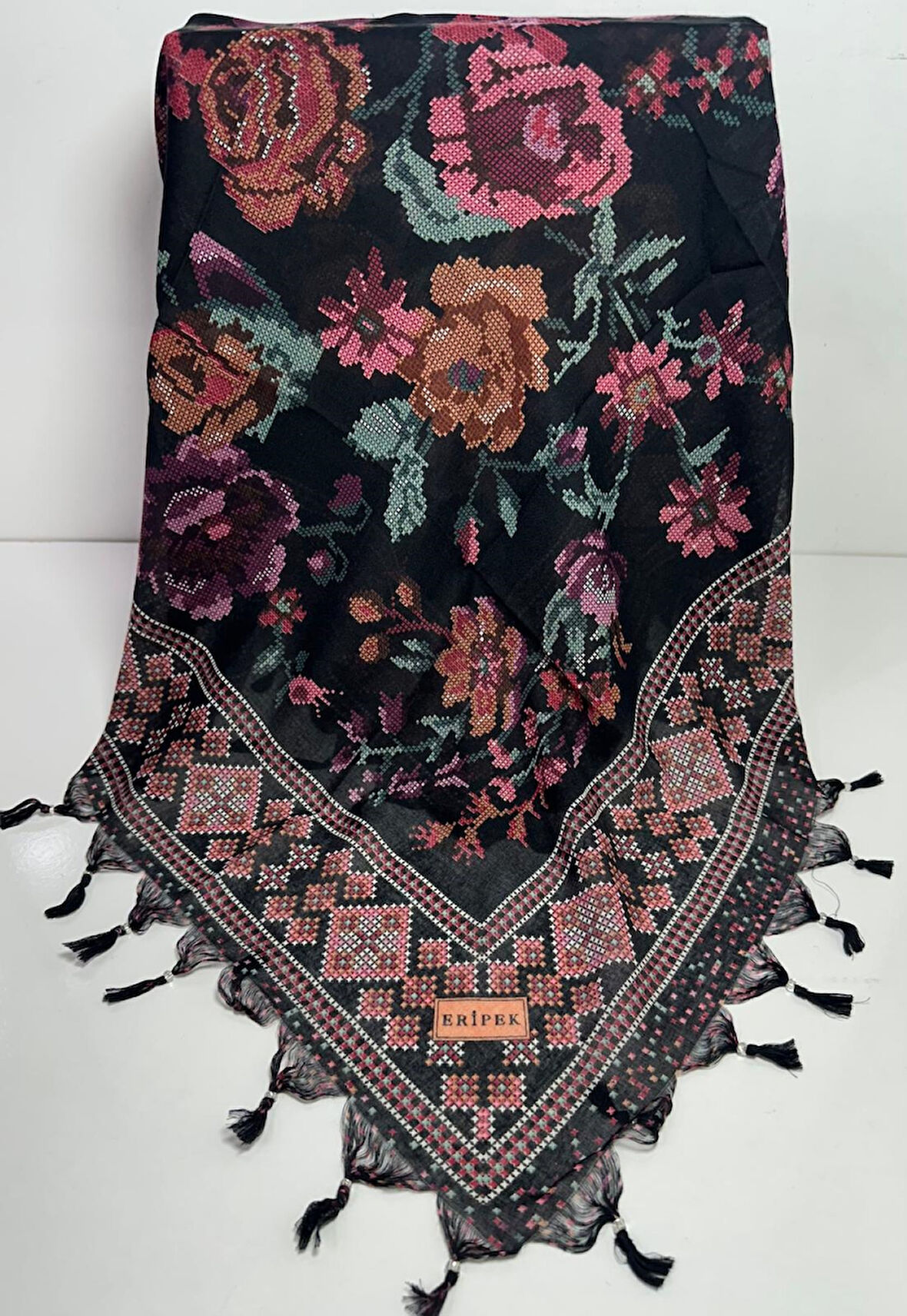 Sökme Boncuklu Pamuk Yazma - 05496