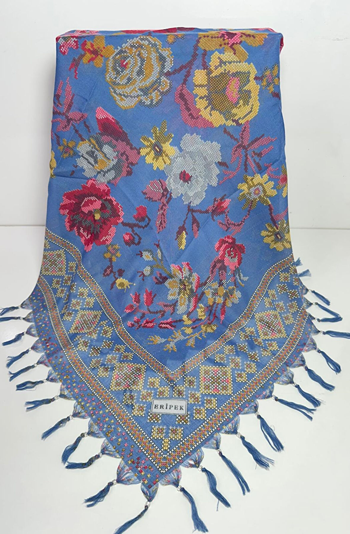 Sökme Boncuklu Pamuk Yazma - 05496