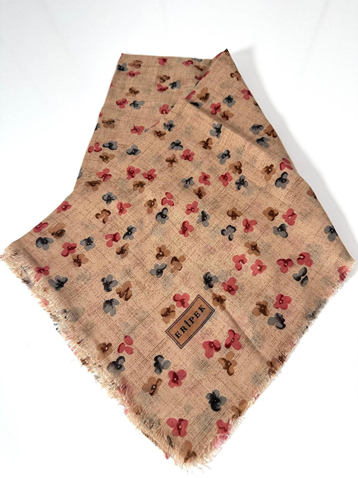 Saçaklı Pamuk Tülbent - 05503