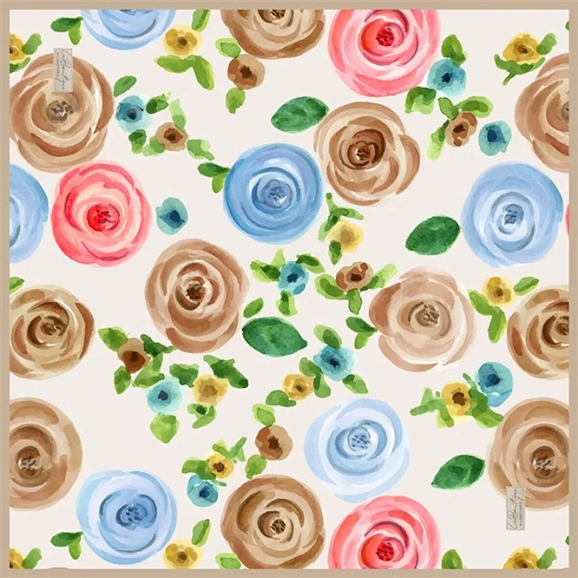 Sura İpek Eşarp- 90X90 - 2435
