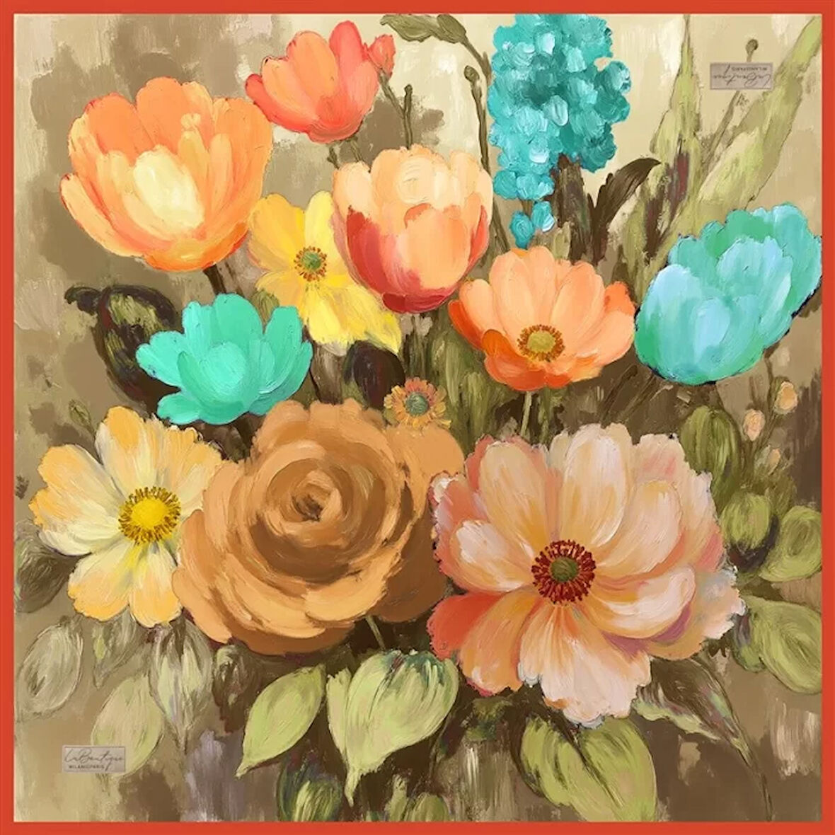 GÜZ | YAZ SERİNLİĞİ EŞARP 90 x 90 - 2257 05