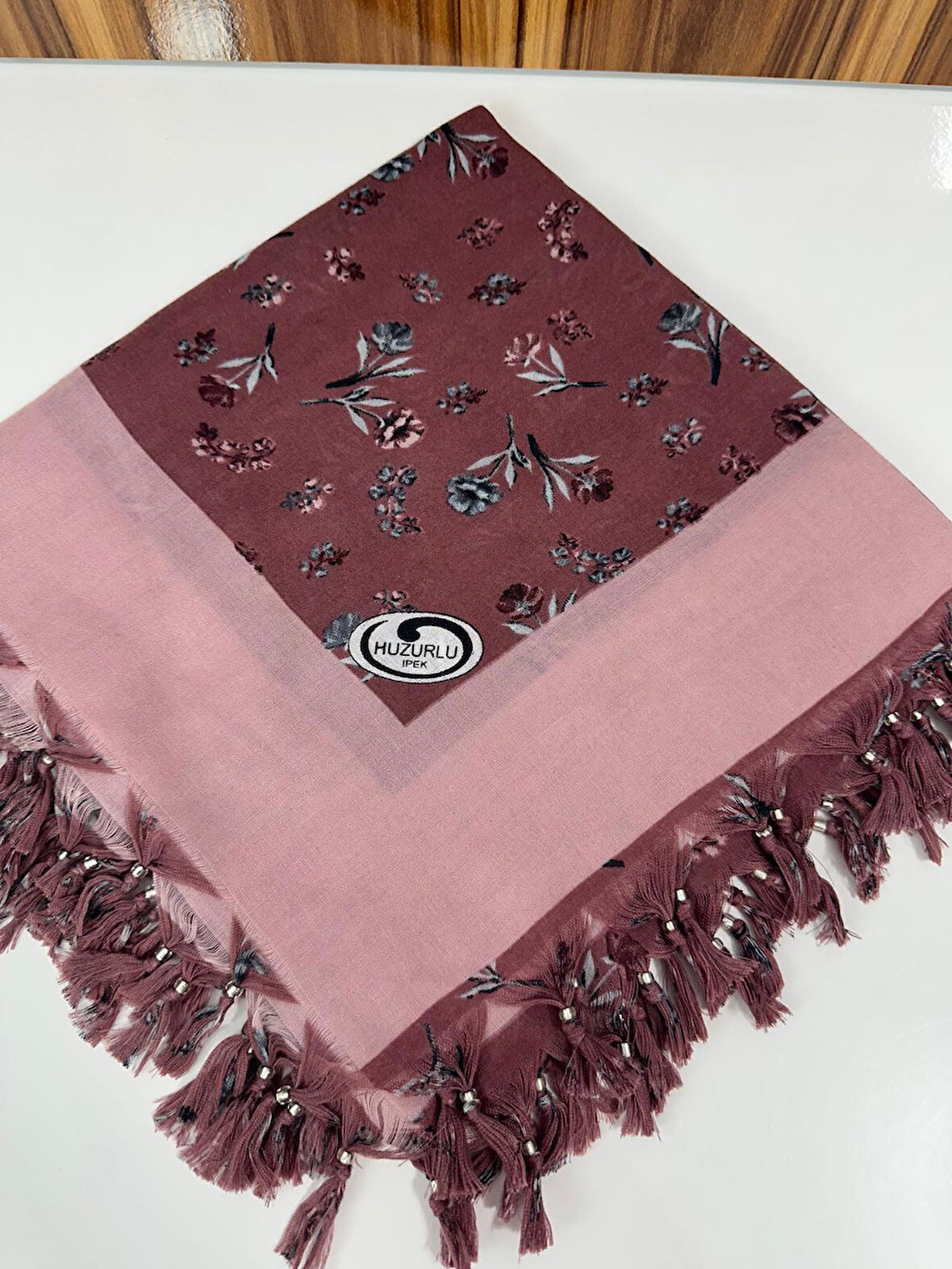 Sökme Boncuklu Pamuk Yazma - 05646