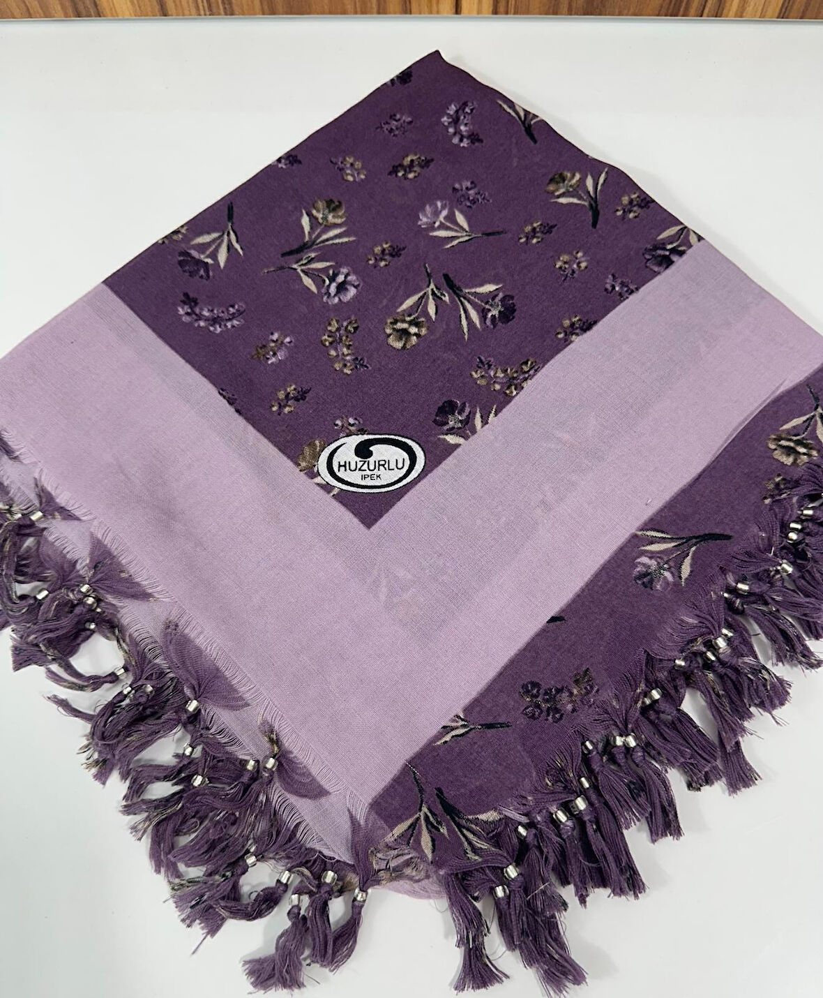 Sökme Boncuklu Pamuk Yazma - 05646