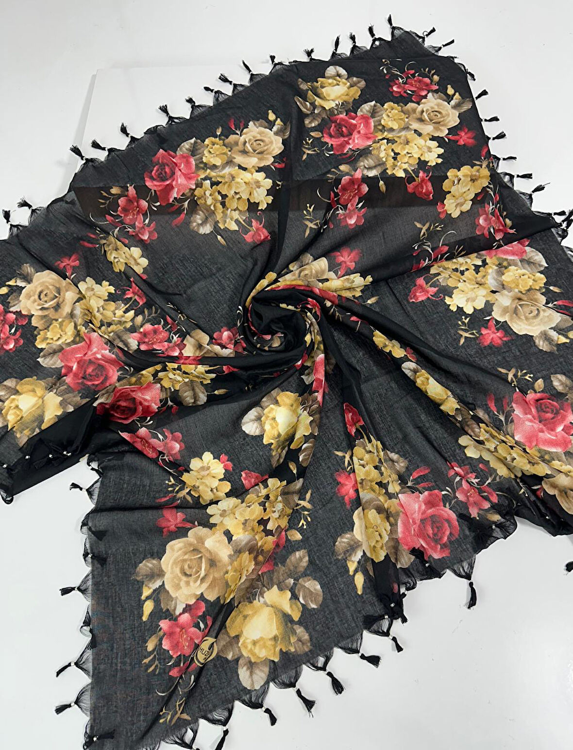 Sökme Boncuklu Pamuk Yazma - 05648