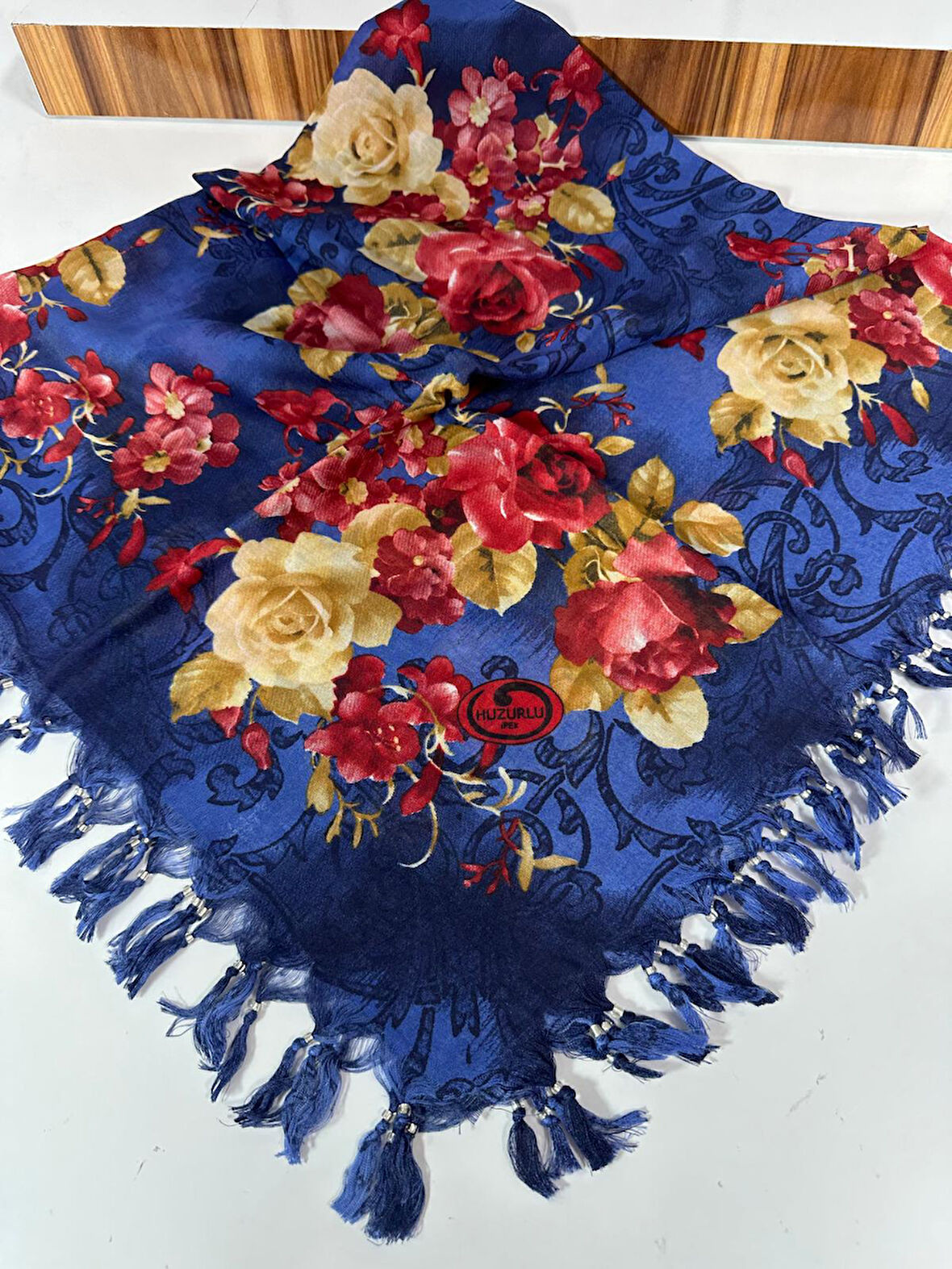 Sökme Boncuklu Pamuk Yazma - 05649