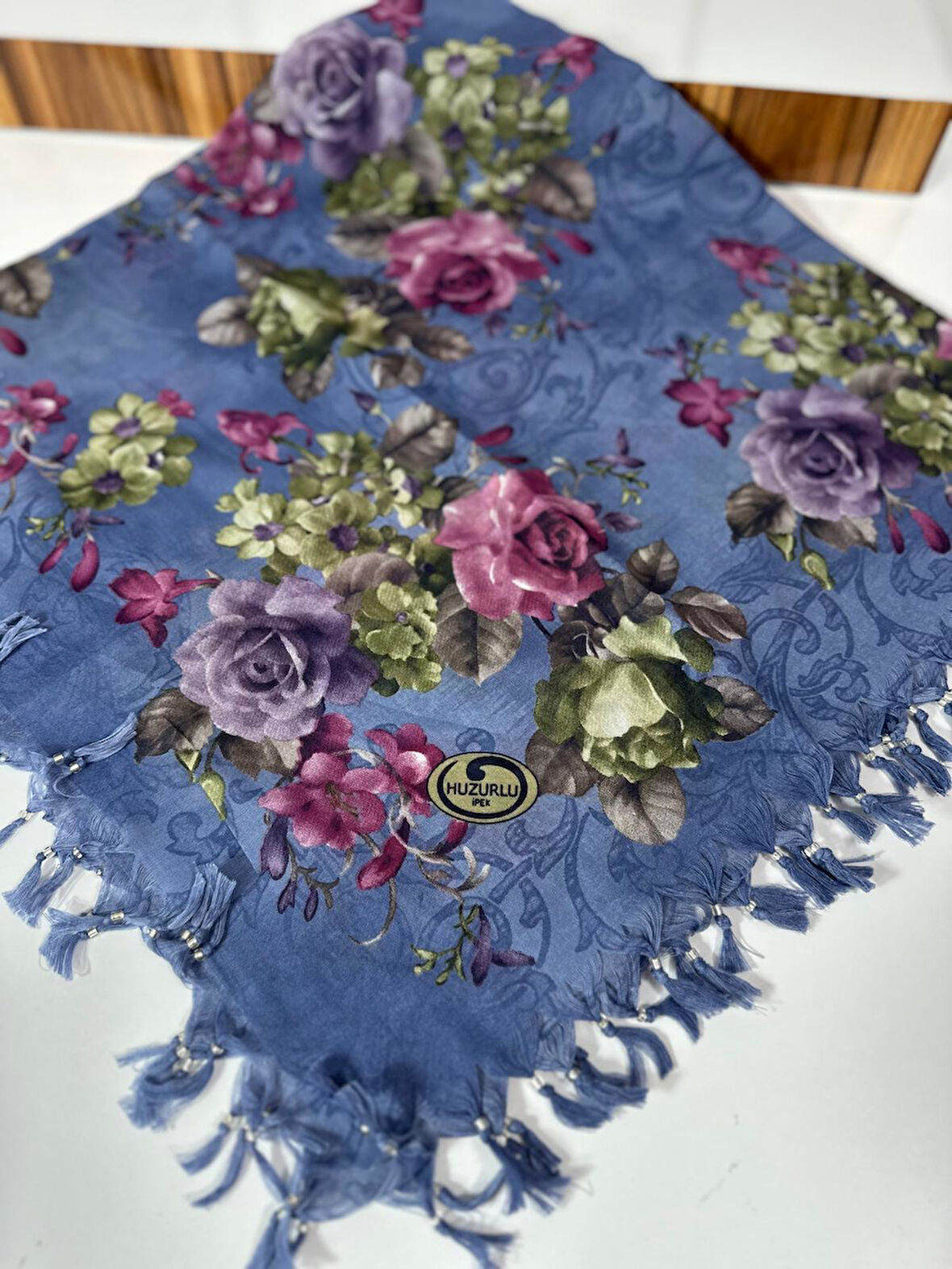 Sökme Boncuklu Pamuk Yazma - 05649