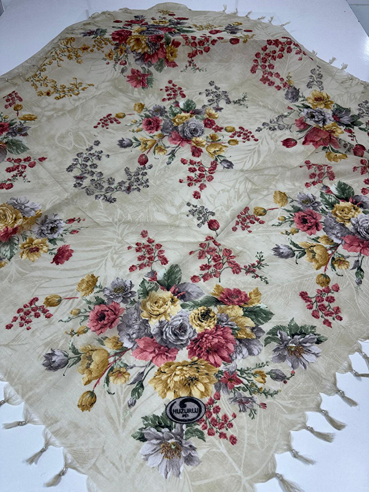 Sökme Boncuklu Pamuk Yazma - 05651