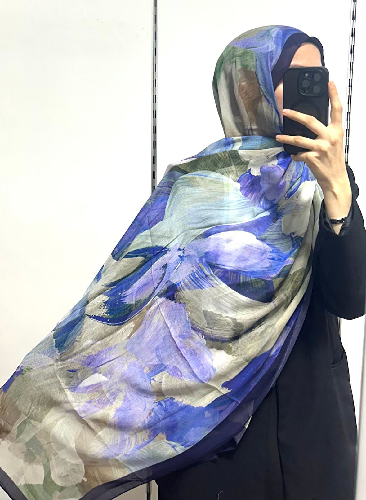 Desenli Organik Alegra Rami Şal - 5654