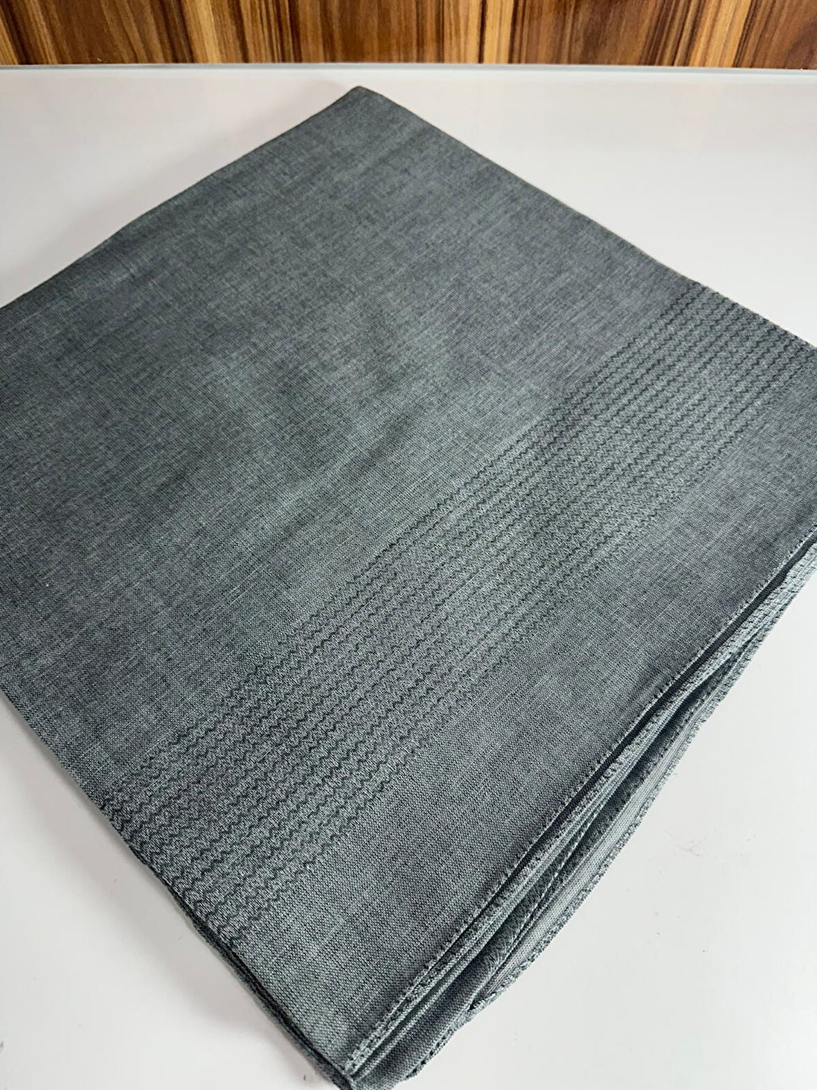 Büyük Boy Pano Pamuk Eşarp - 120 x 120 - 5658