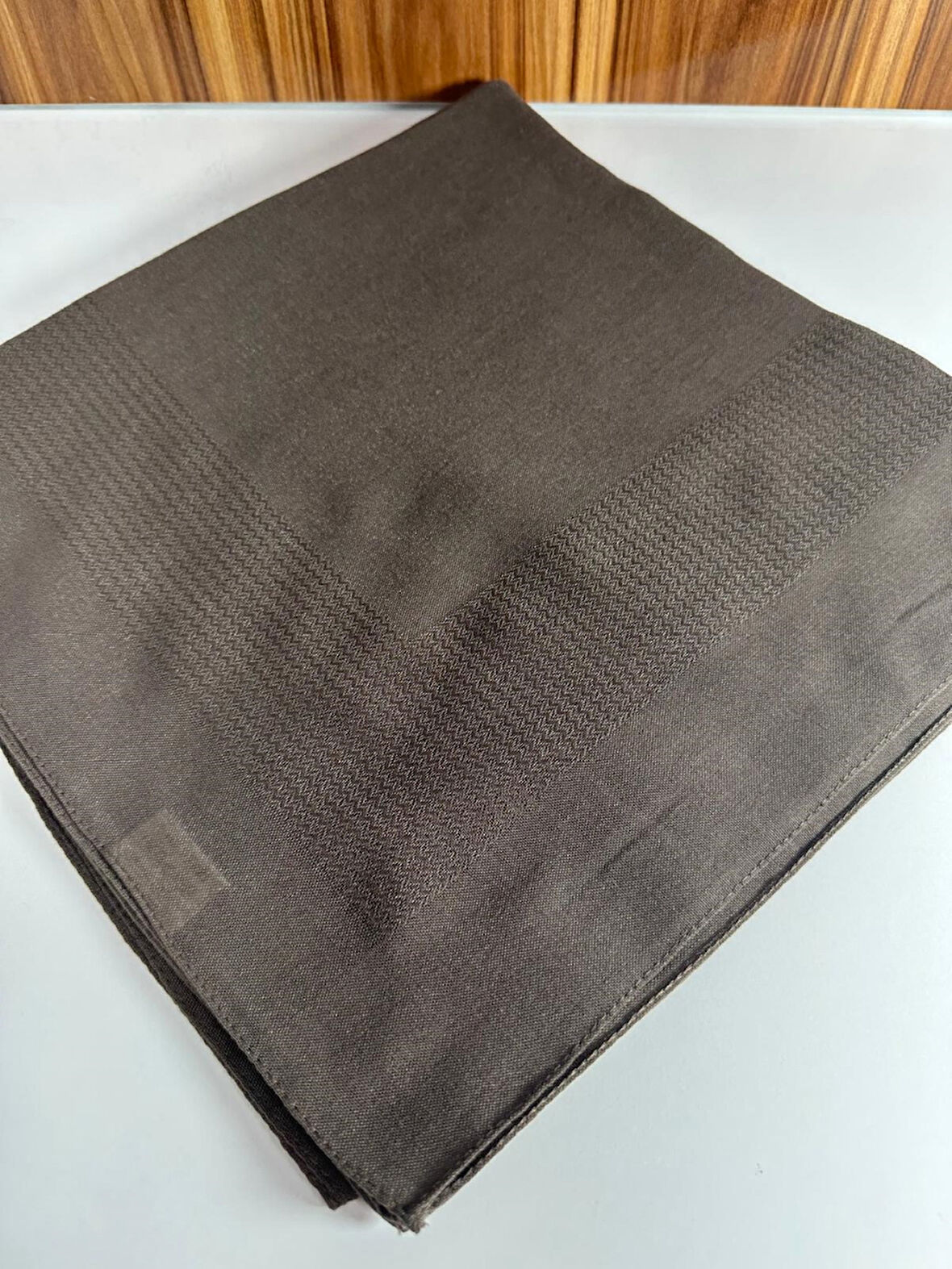 Büyük Boy Pano Pamuk Eşarp- 120 x 120 - 5656