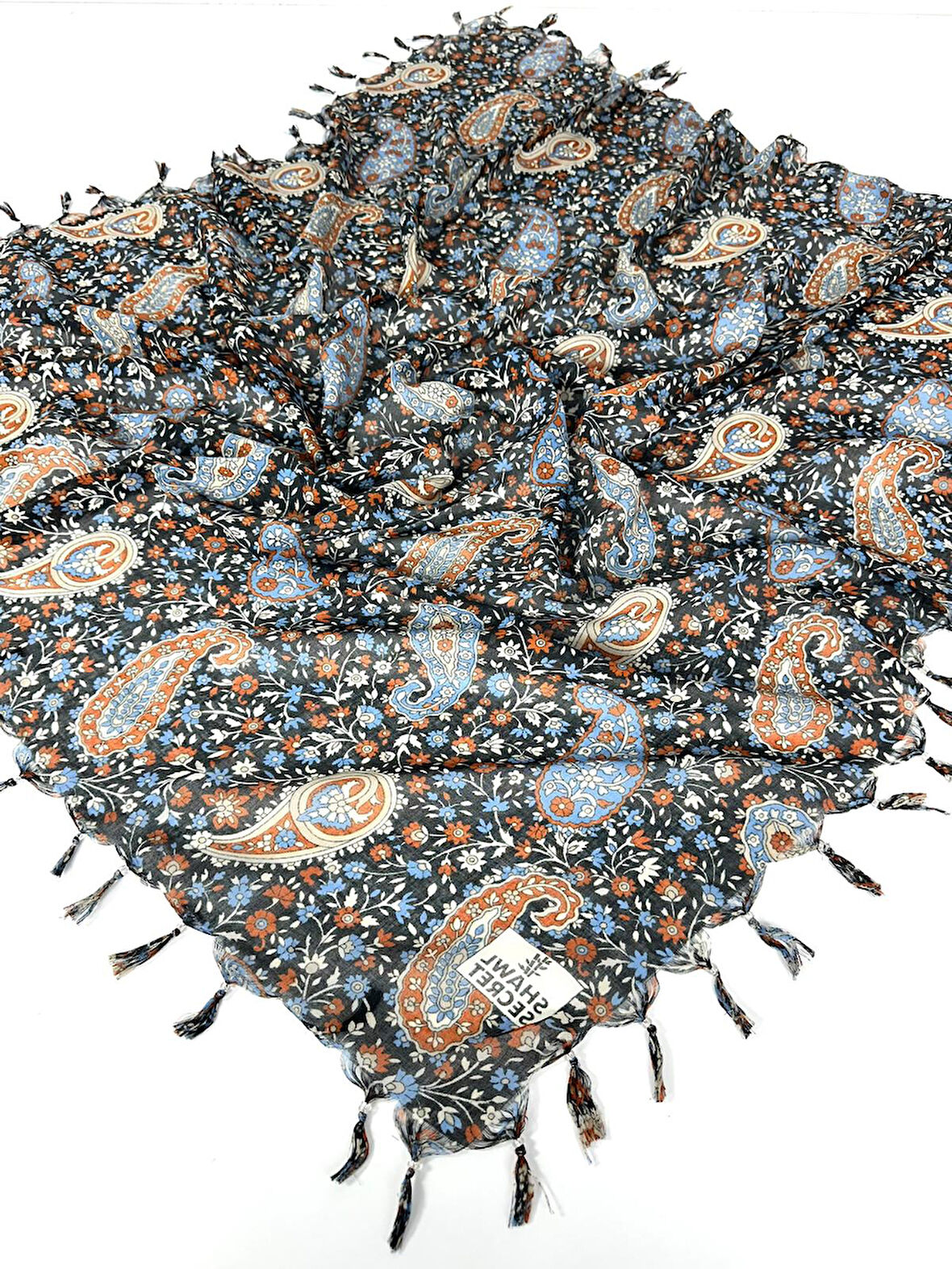 Sökme Boncuklu Pamuk Yazma - 05868