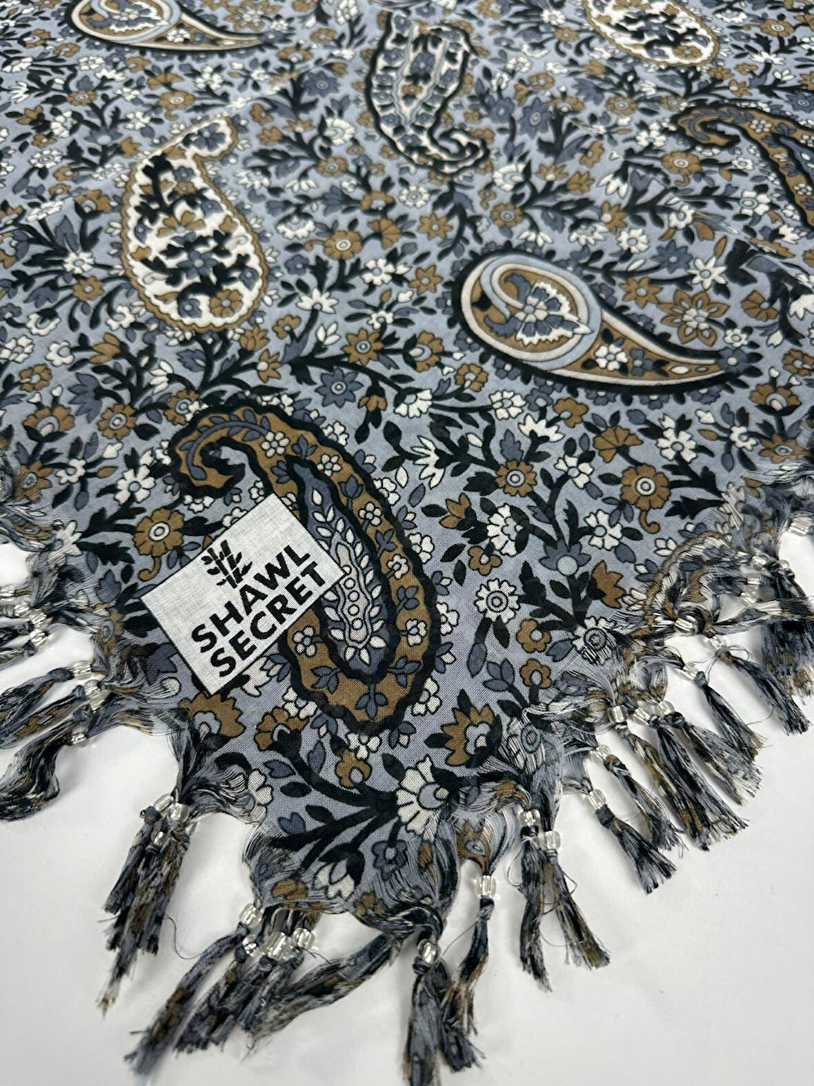 Sökme Boncuklu Pamuk Yazma - 05868