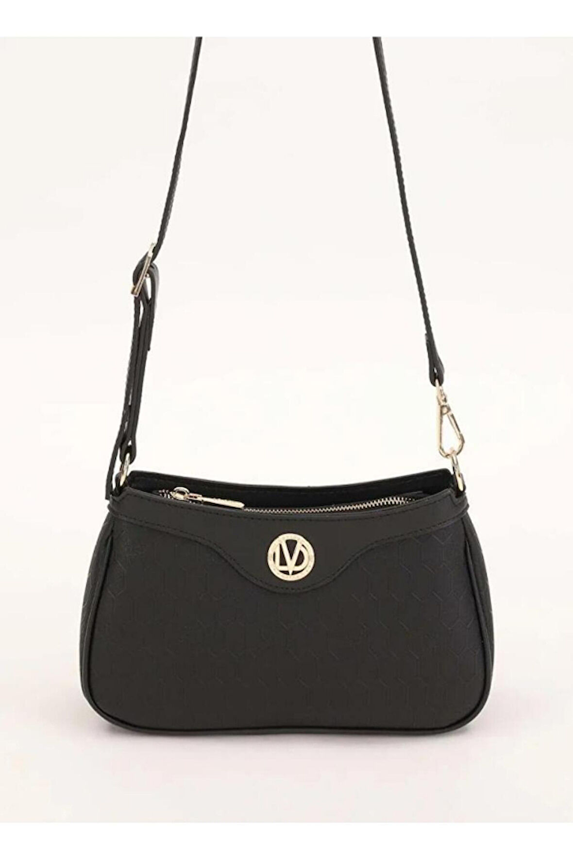 Fermuarlı Petek Desen Kadın Omuz Çantası 930210