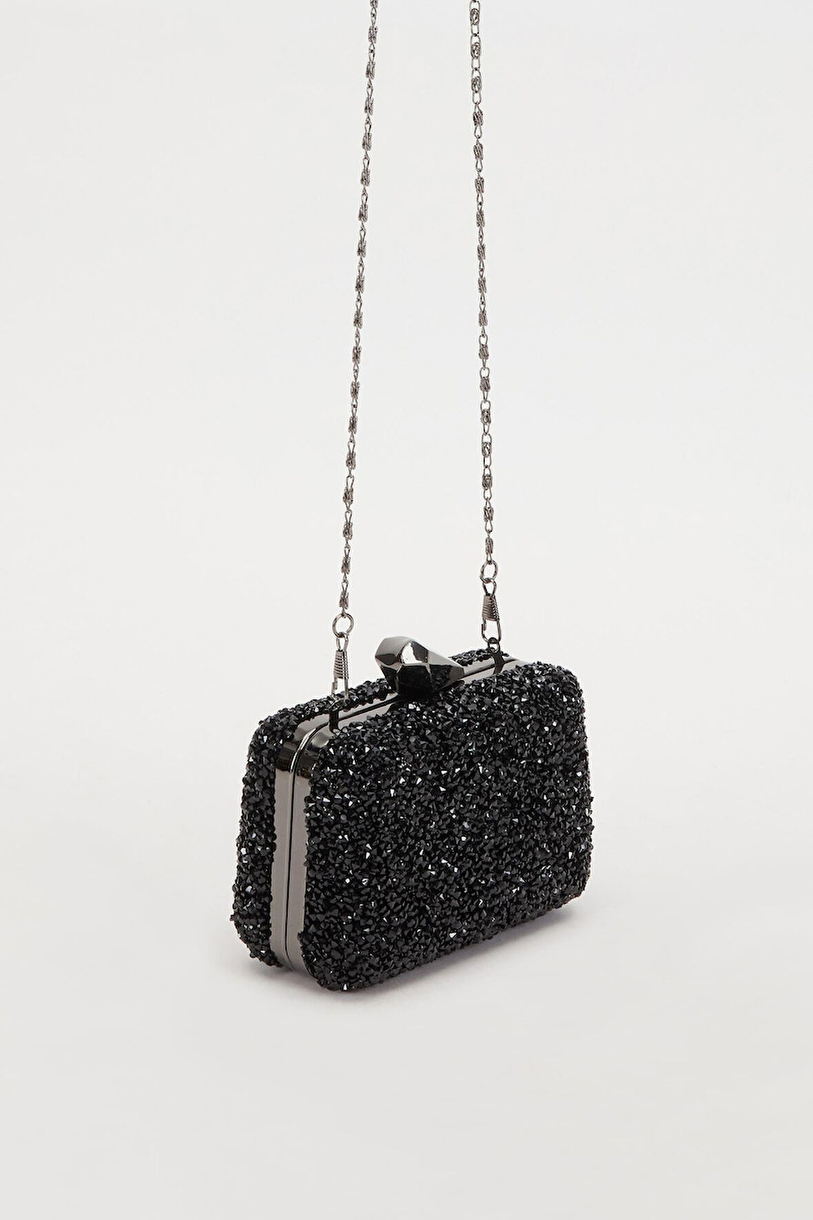 ​​​Kare Taşlı Abiye El Çantası 930190