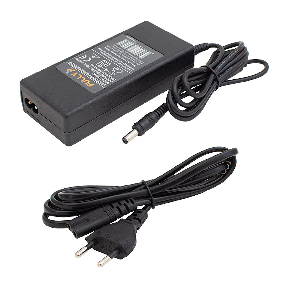 1624C 24 VOLT - 5 AMPER 5.5*2.5 UÇLU PLASTİK KASA MASAÜSTÜ ADAPTÖR