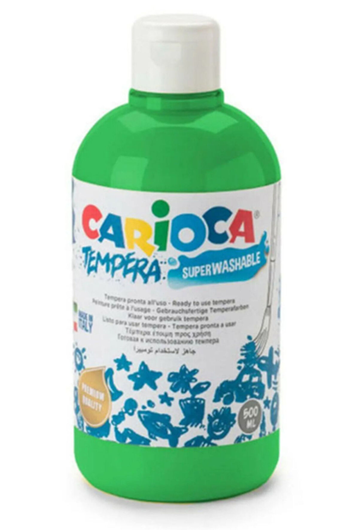 Süper Yıkanabilir Koyu Yeşil Parmak Boya - 500ml