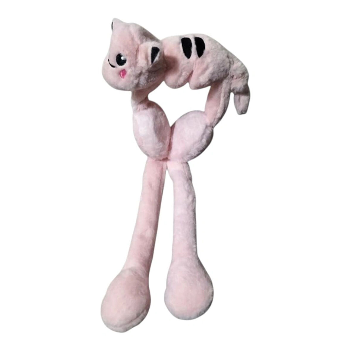 Çocuk Peluş Figürlü Oynar Kulaklı Hareketli Sesli Tırtıl Kışlık Kulaklık