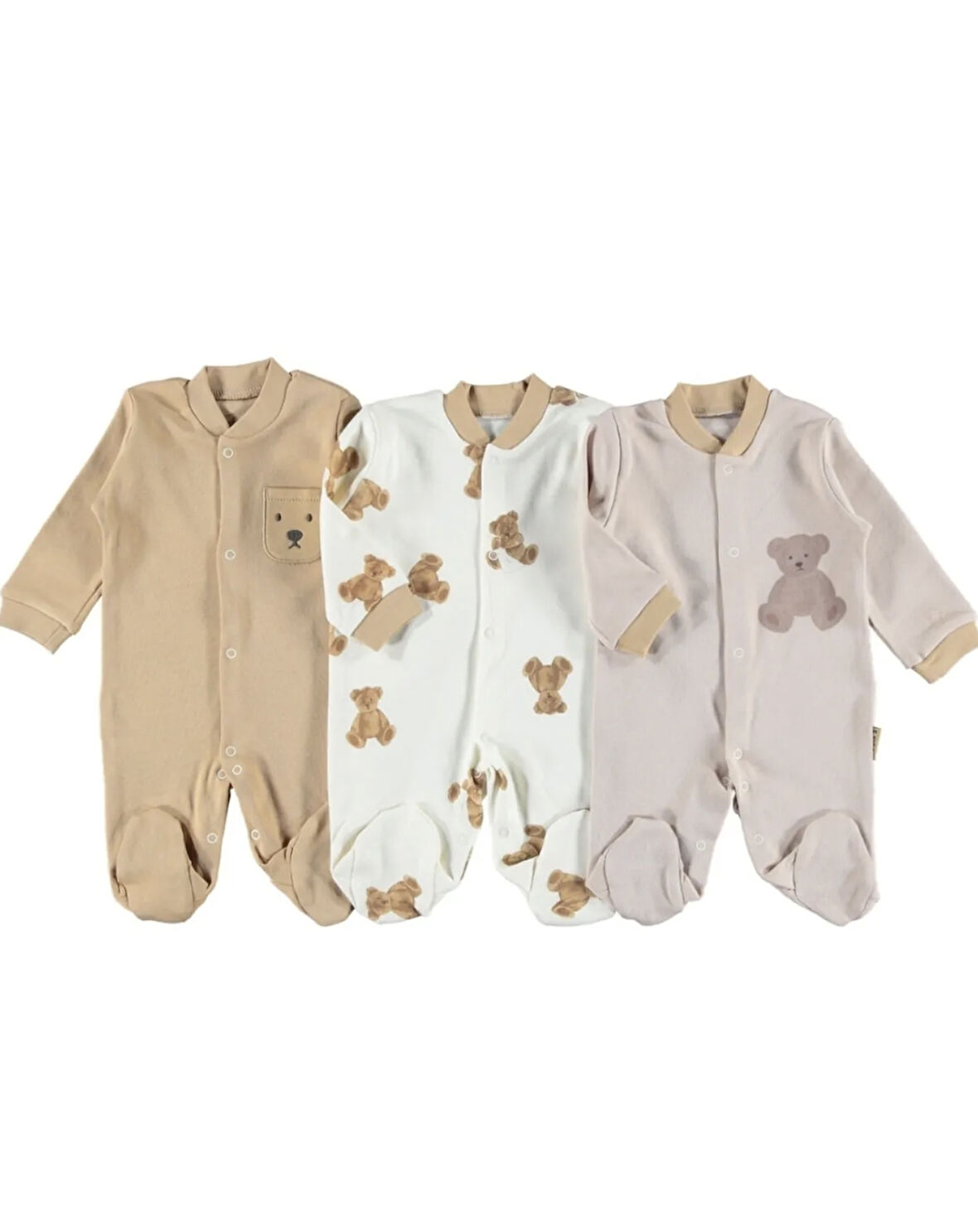 Bezli Ayı Tek Boy Üçlü  Tulum