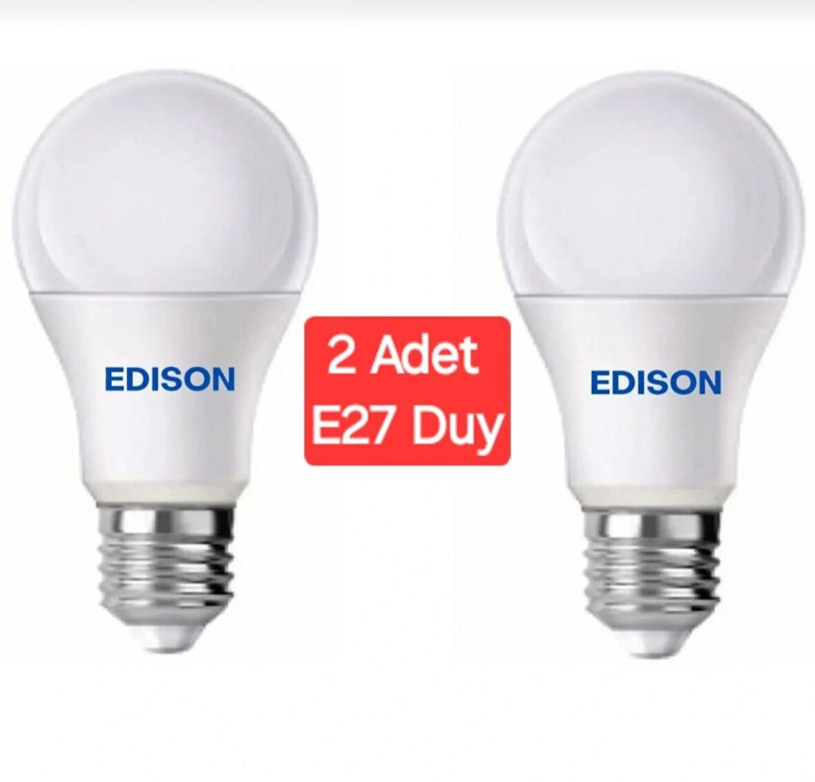 Led Ampul Beyaz Renk 9 Watt Tasarruflu 2li Paket