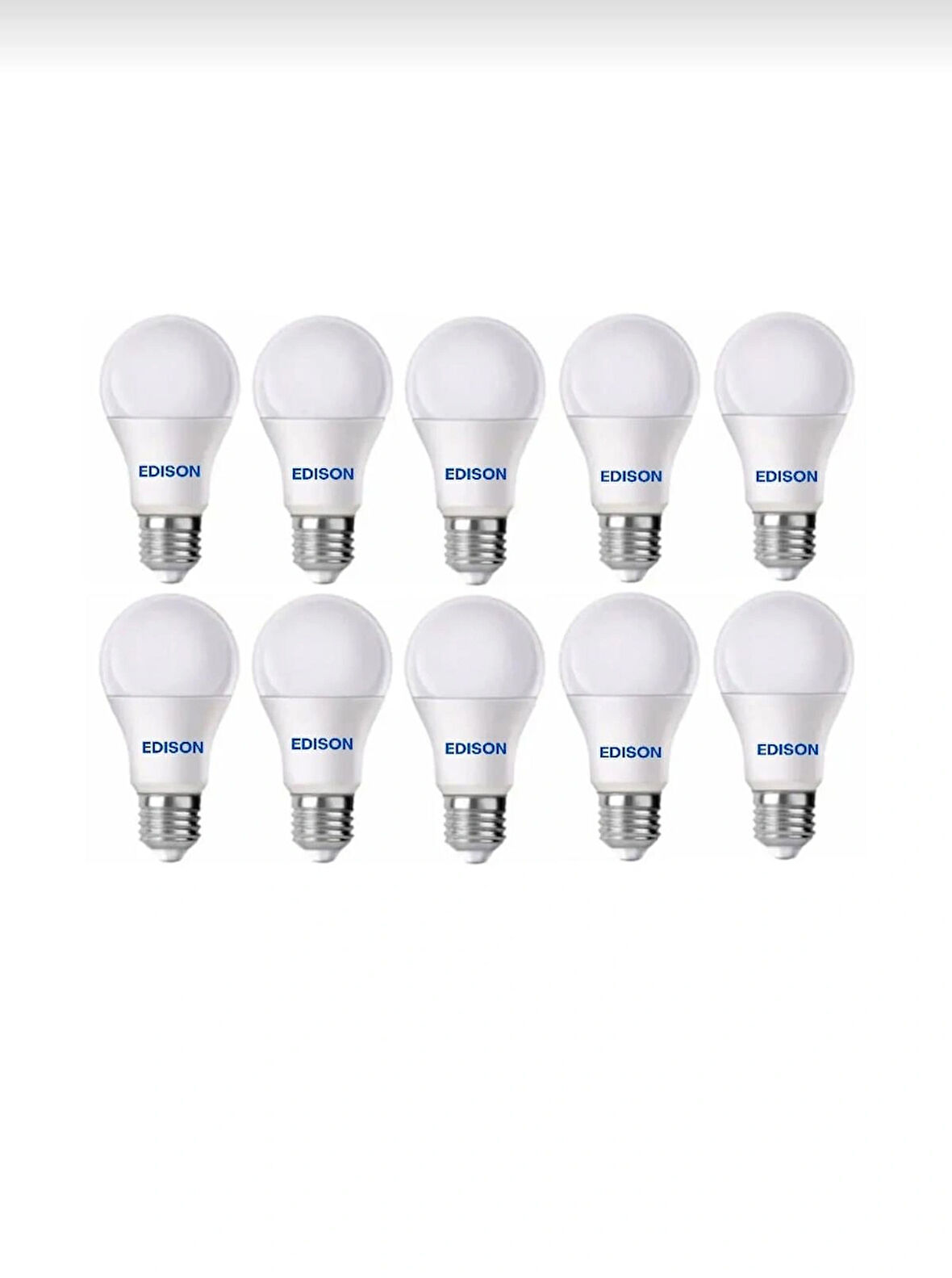 Led Ampul Beyaz Renk 9 Watt Tasarruflu 10 Lu Paket