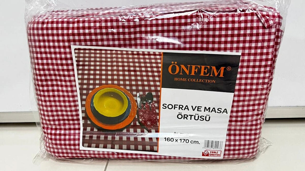 SOFRA ÖRTÜSÜ  KIRMIZI PÖTİKARE
