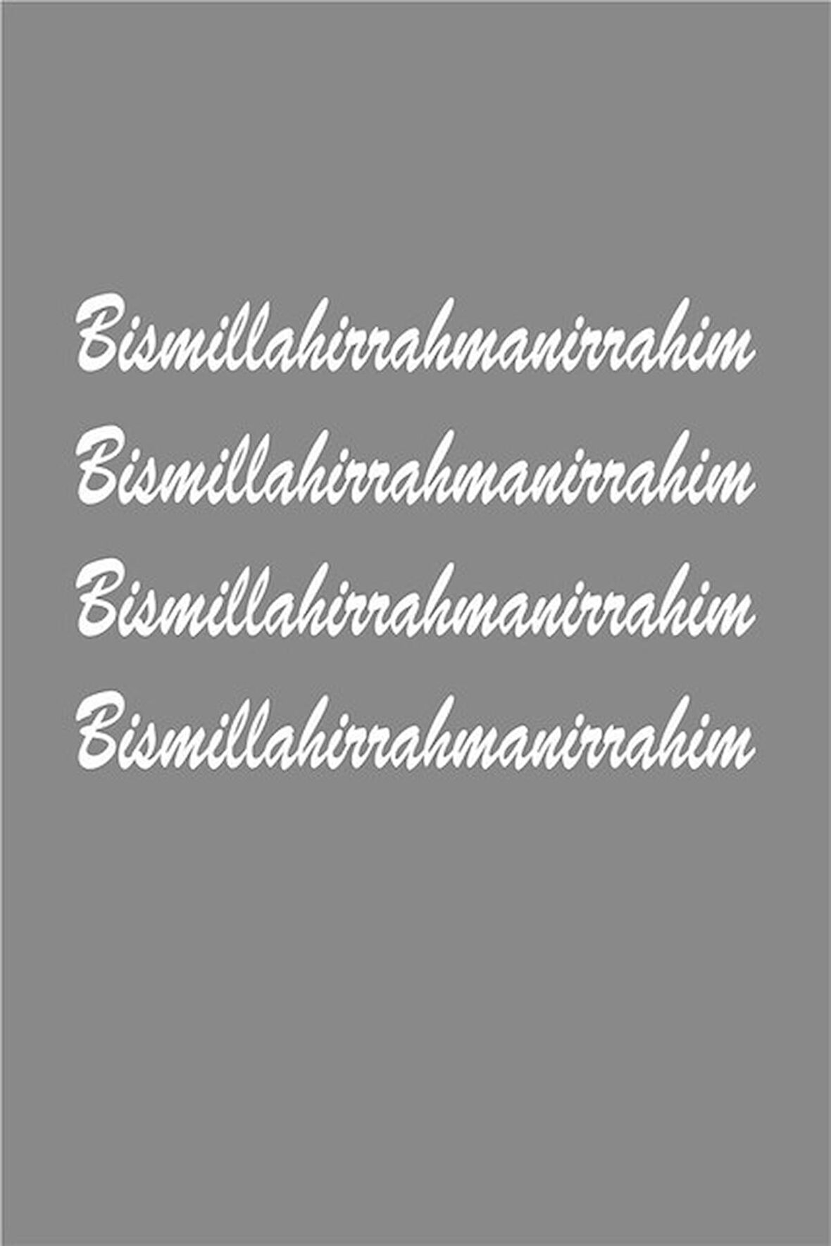 Bismillahirrahmanirrahim Besmele Kapı Kolu Sticker 8 Adet