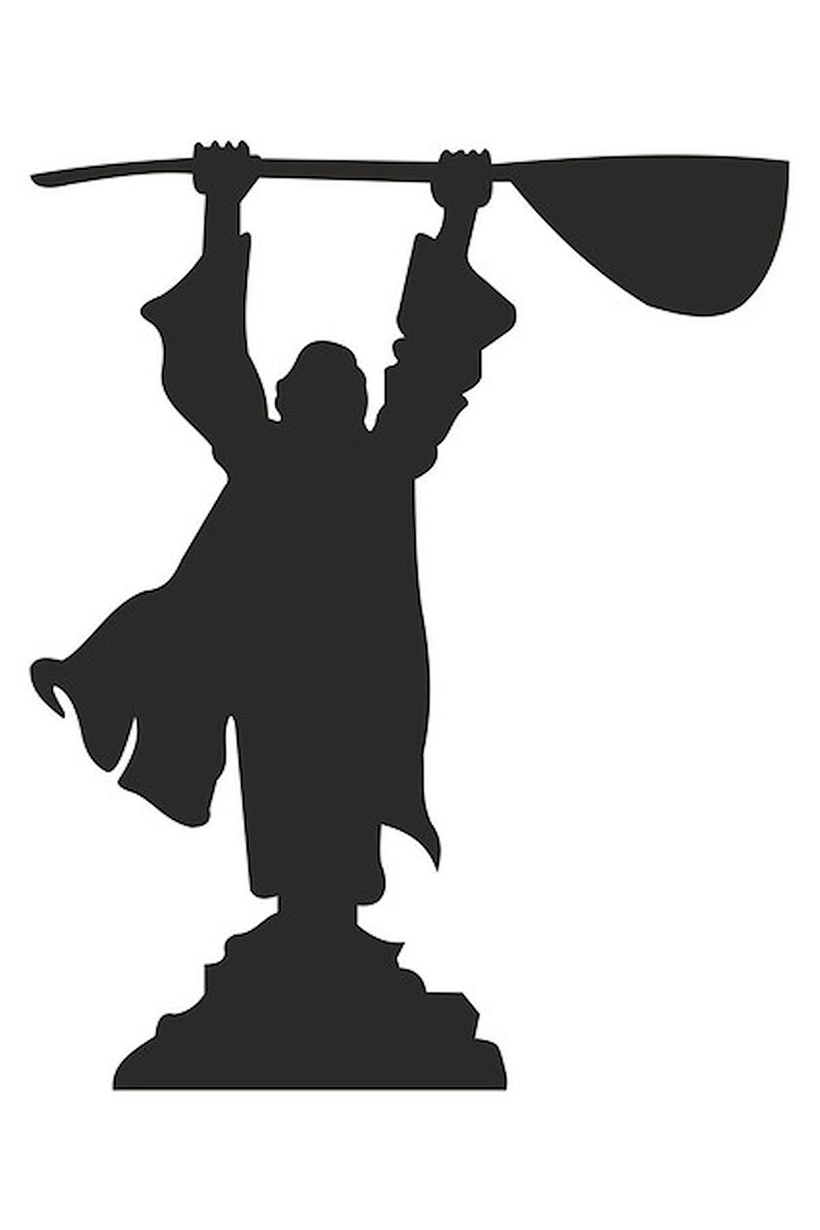 Pir Sultan Abdal Araba Oto Sticker Siyah Renk 23m