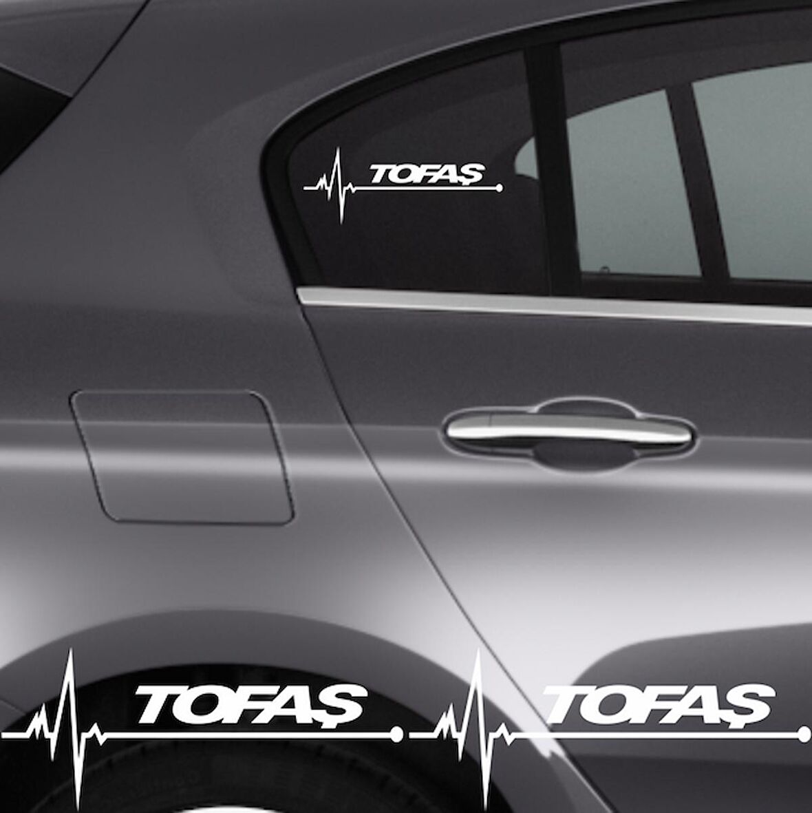 Tofaş Murat Ritim Oto Araba Sticker Sağ Sol 1 Çift