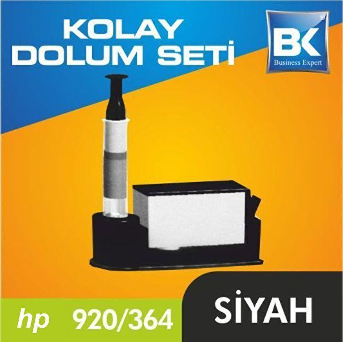 Hp 920/364/564/655 Uyumlu Siyah Kartuş Dolum Seti