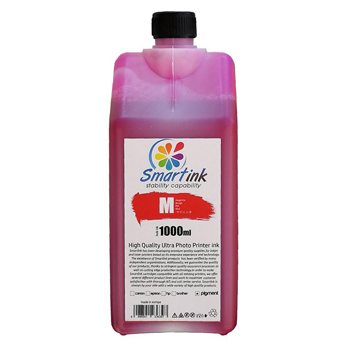 Smartink Canon 1000ml Kırmızı Mürekkep 5 6 Kartuşlu Modeller