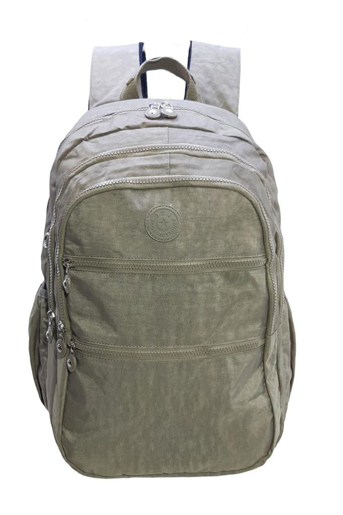 Klinkır Okul Çantası Lise Ortaokul Üniversite Hafif Kumaş Çok Cepli Kadın Sırt Çantası