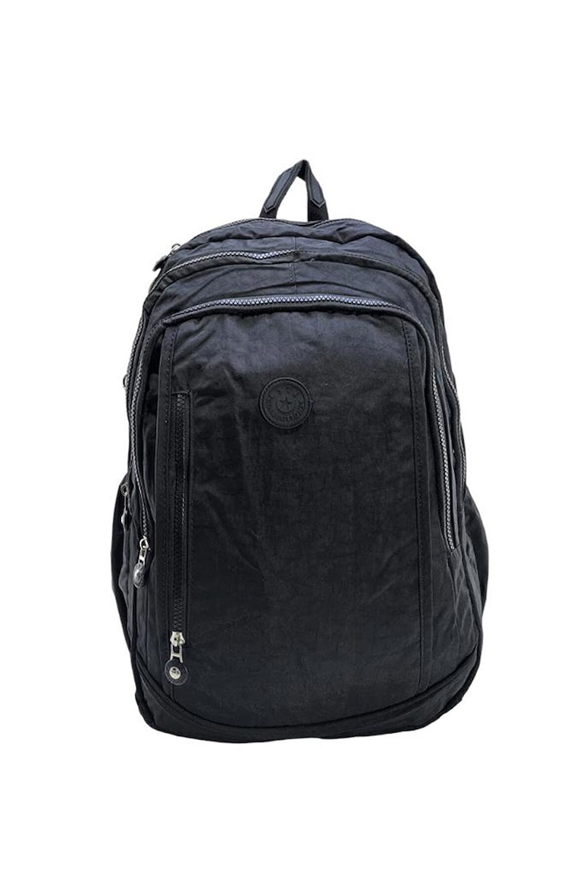  Klinkır Kadın Sırt Çantası Büyük Boy Yağmur Geçirmez Hafif Kumaş Çok Cepli Kadın Okul Sırt Çantası 45 Cm