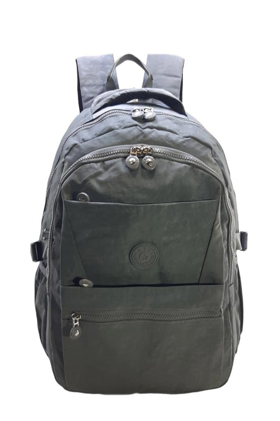 Çok Cepli Hafif Klinkır Kumaş Okul Sırt Çantası Unisex Çanta