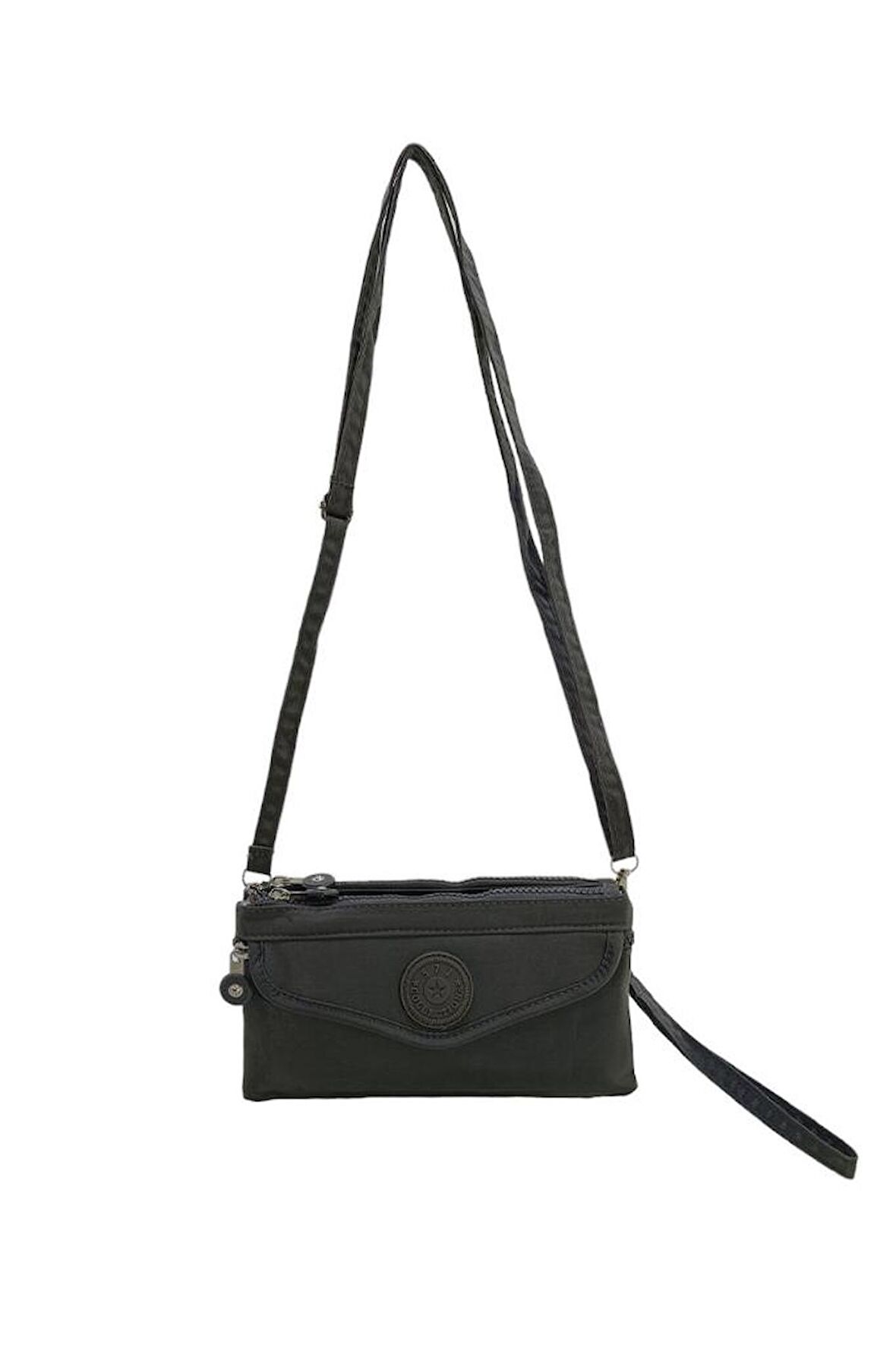 Mini Çapraz Çanta Cüzdan El Çantası Fonksiyonel Kullanım 22 Cm Genişlik