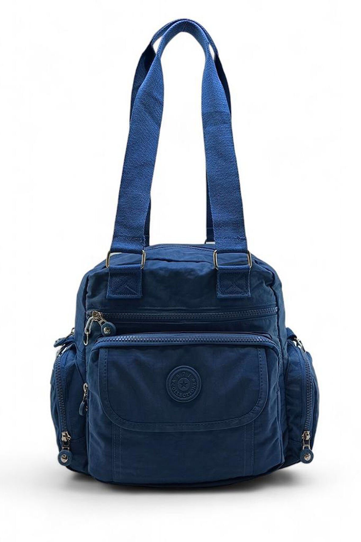 Kadın Omuz Çantası Çapraz Askılı Postacı Çanta Klinkır Kumaş 571 Collection Goril Anahtarlık Hediyeli!! 30*25 Cm