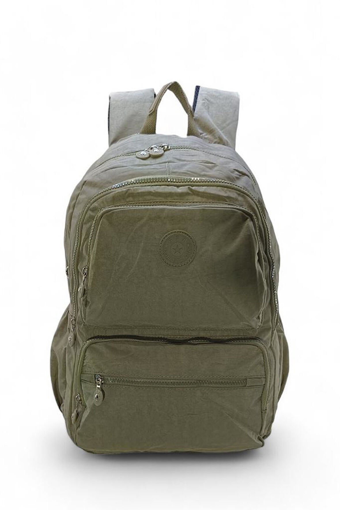 Klinkır Kumaş Lise Ortaokul Üniversite Sırt Çantası Çok Cepli Goril Anahtarlık Hediyeli!