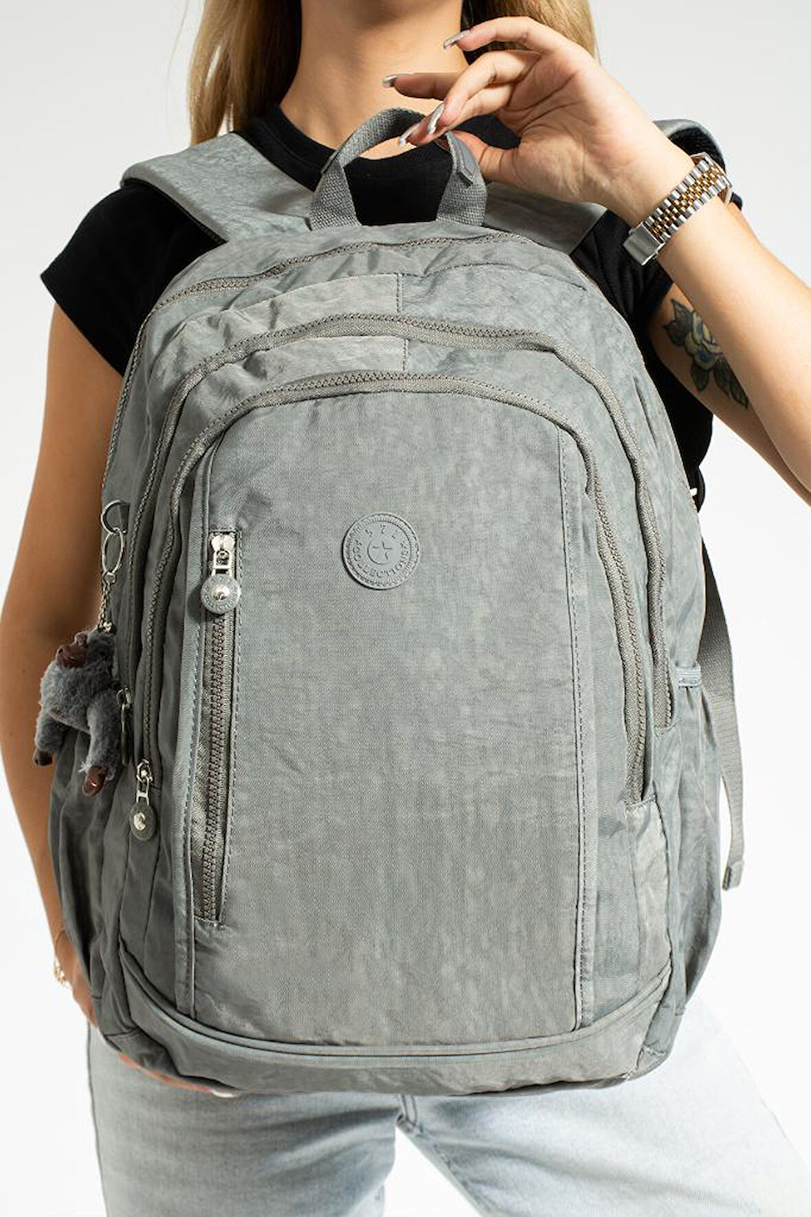 571 Collection Sırt Çantası Unisex 43*30 Cm Okul Çantası Klinkır Kumaş