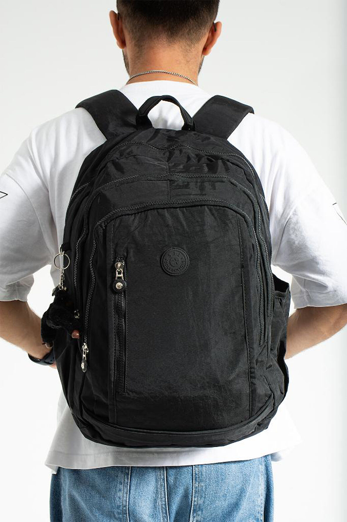 571 Collection Sırt Çantası Unisex 43*30 Cm Okul Çantası Klinkır Kumaş