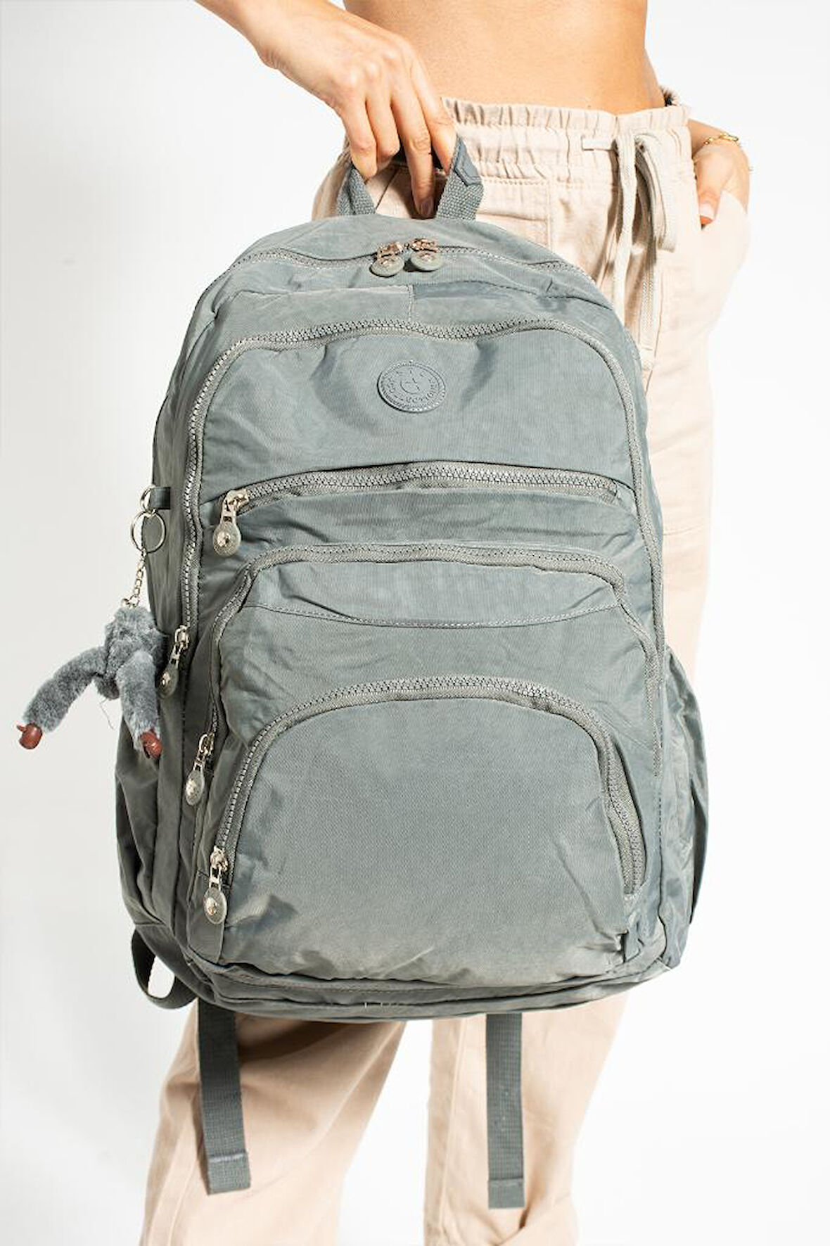 571 Collection Lise Üniversite Sırt Çantası Seyahat Çantası Yağmur Geçirmez 43*30 Cm 